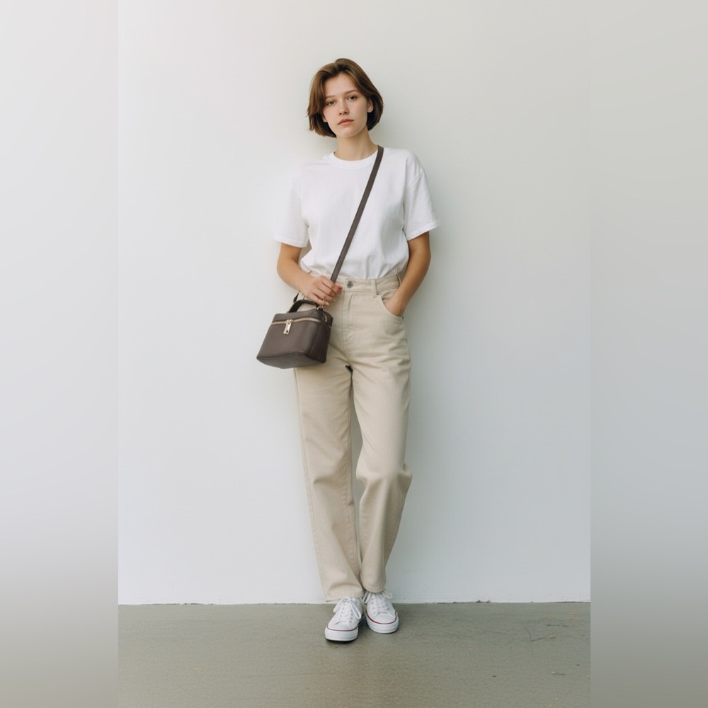 Persaman New York Leather Bag Made in Italy - Picture 2 of 5